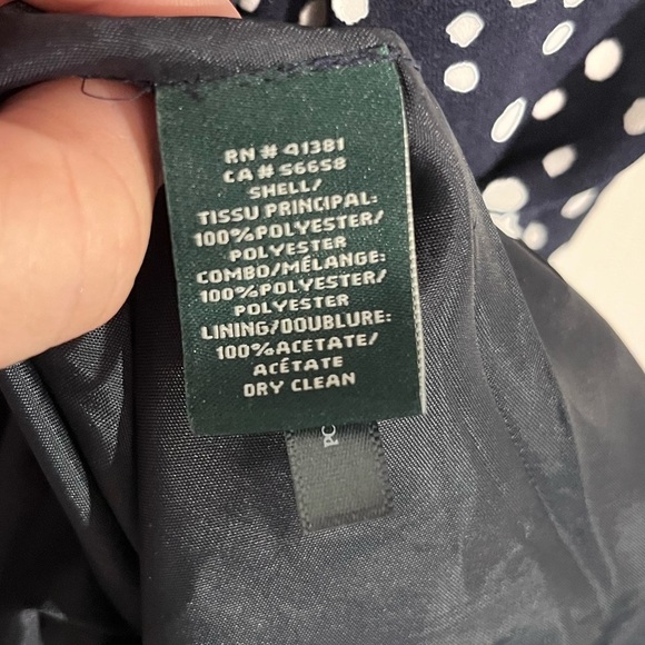 Lauren Ralph Lauren Polka Dot Dress Size 4 - Picture 7 of 7